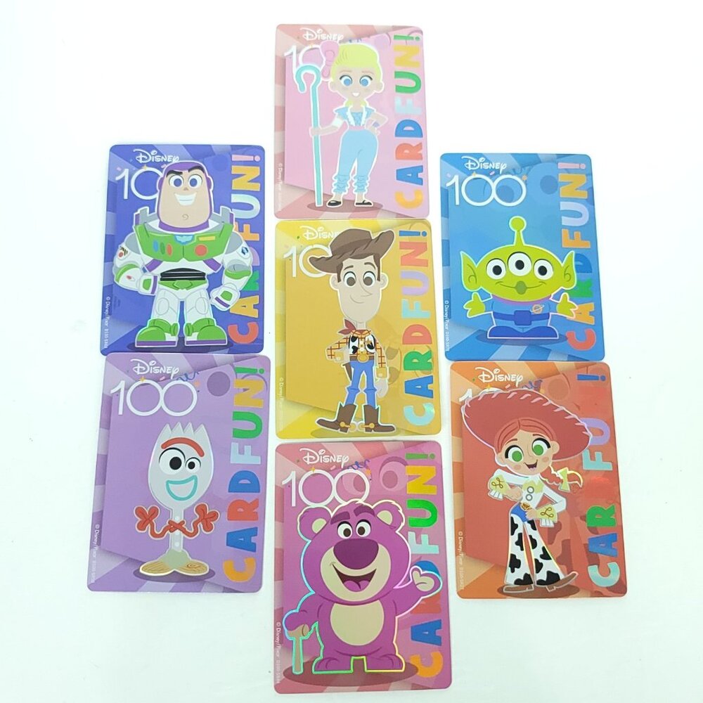 2023 Card Fun Disney 100 Joyful Toy Story Complete Set Jessie Buzz Lot of 7